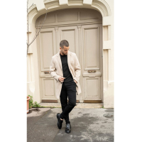 Classic Dress Coat - Beige